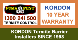 KORDON Termite Barrier Installers since 1998